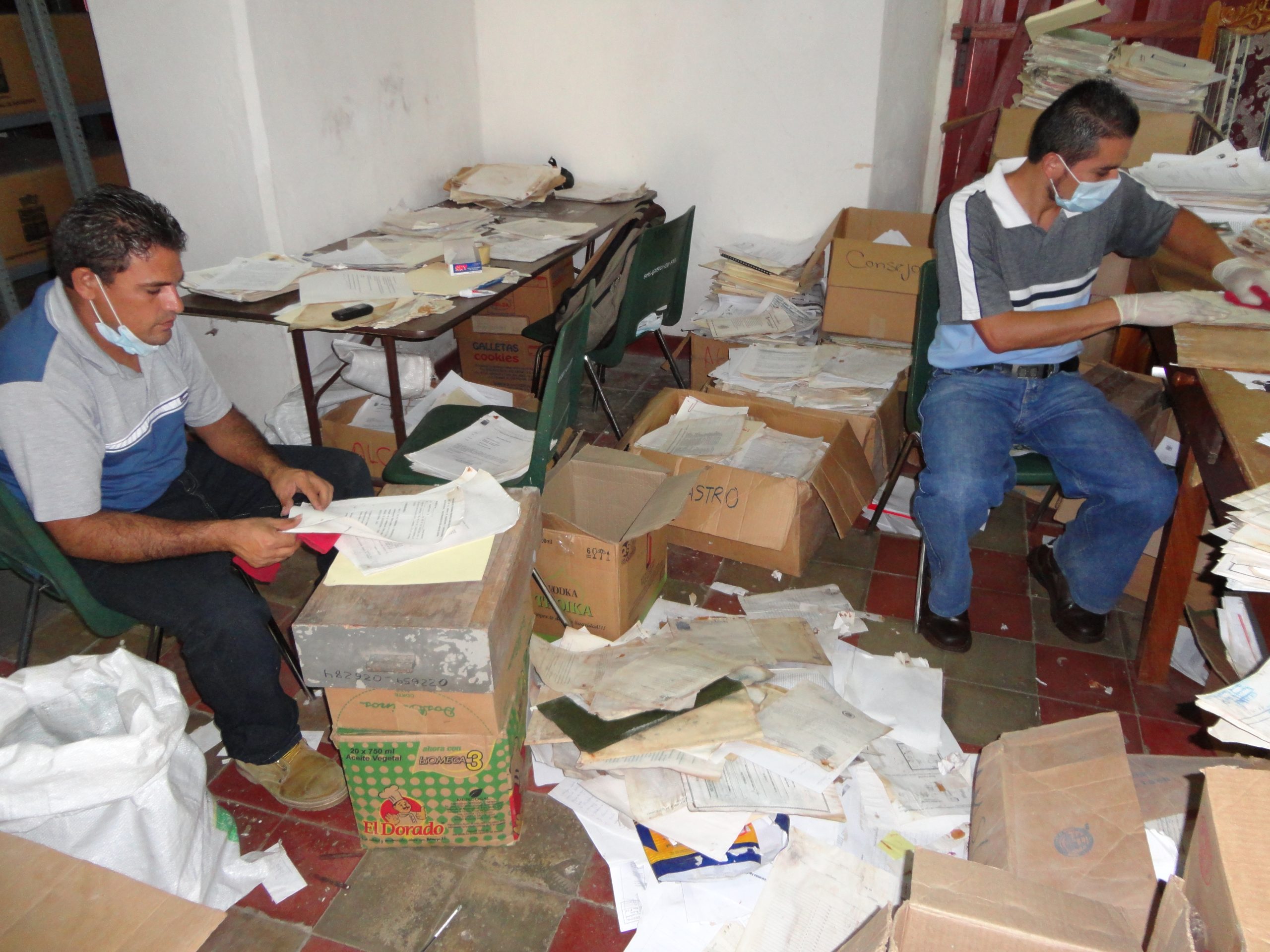 Documentary organisation project of the Municipal Archive of Suchitoto (El Salvador). 